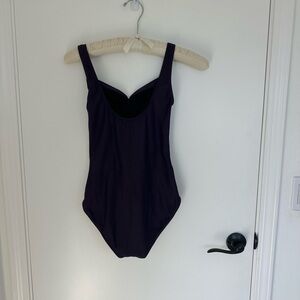 Wear Moi Faustine leotard size medium Prune-front lining (no tags)